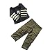 FARVISION GIRL 18 inch Boy Doll Clothes, Boys Dolls Soccer Outfits Dark Blue Footable T-shirt & Army Green Sport Cargon Pants 18 inch American Boy Doll, Pack of 2 pcs