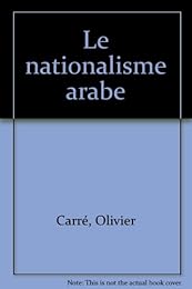 Le  nationalisme arabe