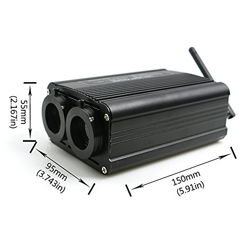 32W Fiber Optic Star Ceiling Dual Port Engine Driver CREE LED Lights Source with 2.4G Touch Remote Control