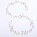 Yean Wedding Hair Vine Long Bridal Headband Hair Accessories for Bride and Bridesmaid (100cm / 39.3inches) (Rose Gold)