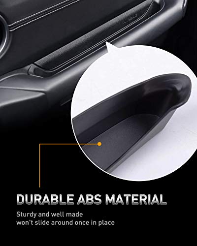 LESAUCE Passenger Storage Grab Tray Storage Organizer Box for 2018-2019 Jeep Wrangler JL JLU, 2020 Jeep Gladiator JT Interior Accessories