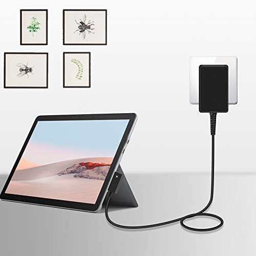 BOLWEO Surface 3 Charger, 13W 5.2V 2.5A Power Supply Adapter Charger Compatible with Microsoft Windows Surface 3, Model 1623 1624 1645 1657 Tablet Micro USB Charging Cord 4.9ft