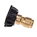HS Pressure Washer Spray Nozzle Tips 65 Degrees Black Metal Nozzle Tip 1pc