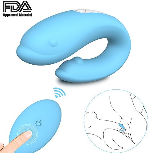G spot Wireless Vibrato, 2 Motors 9 Modes Waterproof Vibrado for Couple, Adults for Women