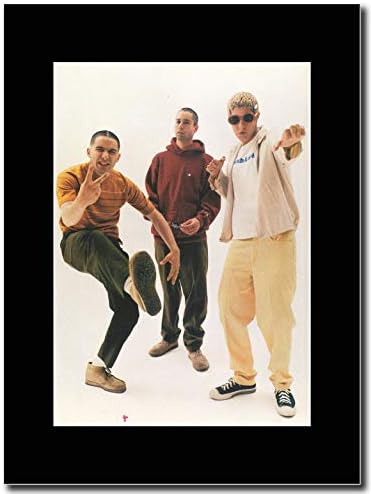 gasolinerainbows - Beastie Boys - Band Shot - Matted Mounted Magazine Promotional Artwork on a Black Mount
