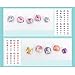 Elesa Miracle Kids Unicorn Nail Stickers for Little Girl Nirl Art Decals Unicorn Party Favor Pretend Play Princess Jewelry 480 Nails
