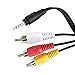 Roku composite cable (red/white/yellow) for Roku LT, and Roku 2 (XS HD, XD) models