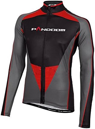 PANDOOM Outdoor Sports Men's Long Sleeve Cycling Jersey Bik Top Wear