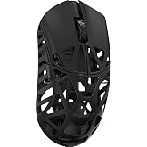 SMACKAPE WLMOUSE Beast X Pro Ultra-Light 39g Magnesium Gaming Mouse, PAW3950 HS Sensor, 8K Polling Rate, 30000 DPI,OM &amp; TTC Switches, Customizable Side Panels.(Black(TTC Switch-Side Slits))