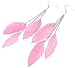AnVei-Nao Womens Girls Feather Tassel Hook Ear Stud Earrings Fashion Jewelry