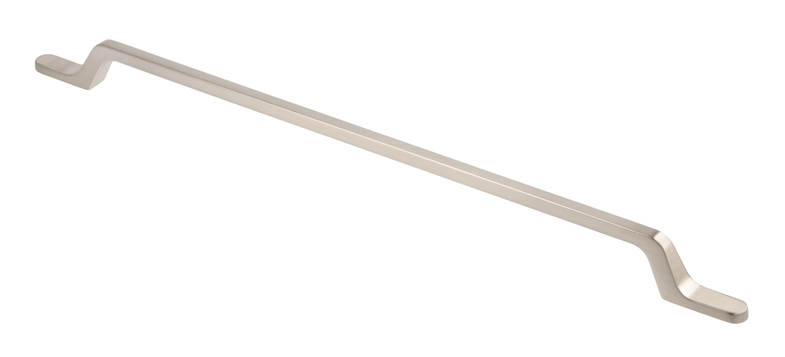 GTV - Flavio Furniture Handle - Zamak INOX - Brushed Steel - Hole Distance 320 mm