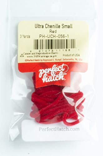 Perfect Hatch Ultra Chenille - Small (San Juan Worm) (Red)