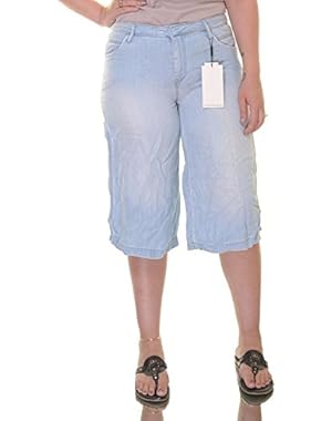 Jeans Crystal Blue Wash Culottes Crystal Blue Wash 33