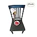 Waterproof Dining Chair Cover Protector - Pack of 2 - Perfect For Pets, Kids, Elderly, Restaurants, Party - Machine Washable, Elastic, Removable, Premium Quality, Clean the Mess Easily (Faded Brown)