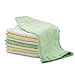 Enovoe Bamboo Baby Washcloths - 8 Pack of Wash Cloths - Organic, Hypoallergenic, Reusable and Extra Soft for Sensitive Skin - 10”x10” - Neutral Colors Washcloth