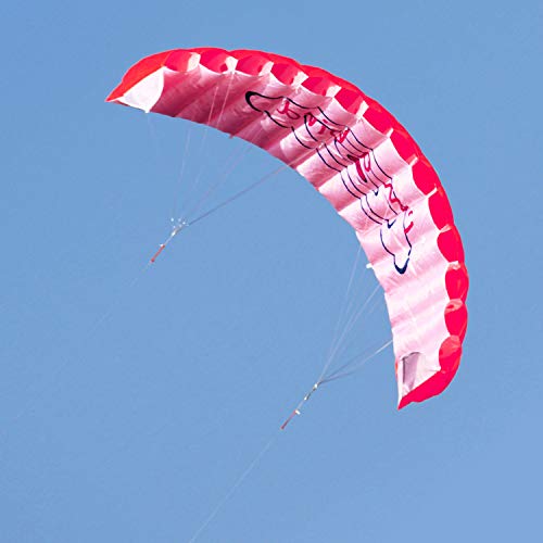 Cumtur Beach Kite,1.4m Dual Line Kitesurfing Stunt Parachute Soft Parafoil Surfing Kite Sport Kite Huge Large Outdoor Activity Beach Flying Kite - Thumbnail 6