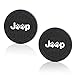 Lipctine Paw Logo 2 PCS 2.75 Inch Soft Rubber Pad Set Round Auto Cup Holder Insert Drink Coaster fit for Jeep Wrangler Liberty Grand Cherokee Renegade Compass Patriot SUV 2PCS