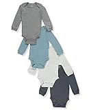 Carter's Baby Boys' 4-Pack Long Sleeve Original Bodysuits 18 Months
