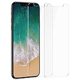 iPhone X Screen Protector, Ranvoo Premium 3D ARC Edge Compatible Full Coverage Oil Resistant Coated Tempered Glass for iPhone X (2 Pack)