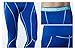 TSLA Men's Compression Pants - Cool Dry Athletic Sports Workout Running Tights Leggings Baselayer, Zero Blue, Large
