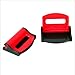 Dwindish Red 2 Pcs Smart Seatbelt Adjuster Clip Buckle Shoulder Relax Neck Comfort Supports