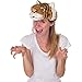 Rittle Bengal Tiger Animal Hat, Realistic Plush Costume Headwear One Size