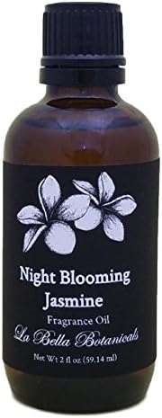 Night Blooming Jasmine Fragrance Oil - 2 Fluid Ounce (59.14 mi) Summer Scents - Premium Grade Fragrance Oil - Paraben Free - La Bella Botanicals