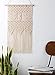 TIMEYARD Macrame Wall Hanging Tapestry - BOHO Chic Home Decorative Interior Wall Decor - Bohemian Ethnic Apartment Dorm Room Art Decor - Living Room Bedroom Decorations, 13.0