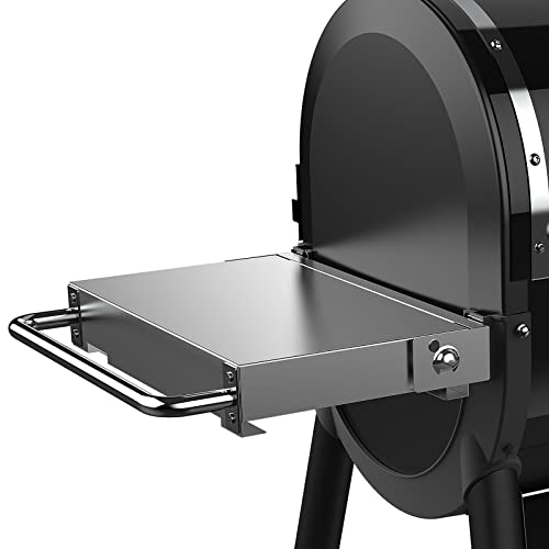 Weber SmokeFire Side Table - Compatible with EX4-EPX4-EX6-EPX6, Foldable, Additional Storage Space for Barbecue food, Easy Assembly - Silver (7001)