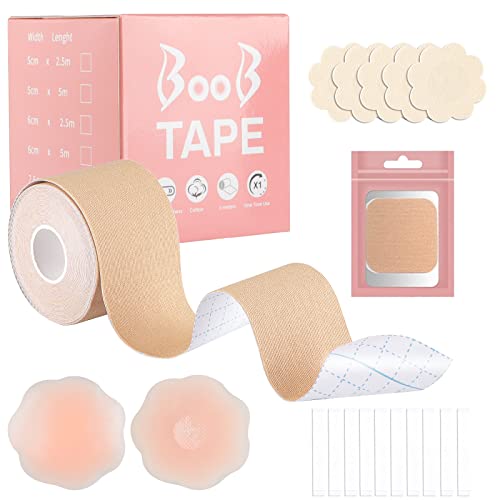 Boob Tape, Replace Your BraInstant Breast Lift Tape for AG, Bob Tape for Breast Lift with 1