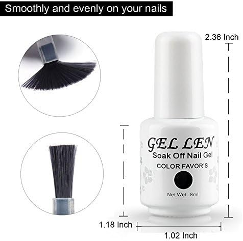 Macaron Gel Nail Polish Set - Gellen Vanilla Cocoa Color Nail Polish kit Soak Off UV LED Gel Varnish Long Lasting Gel Nail Polish kit Manicure kit - Image 5