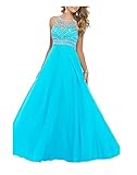 Vickyben Prom Dress Royal Blue Floor Length 2016