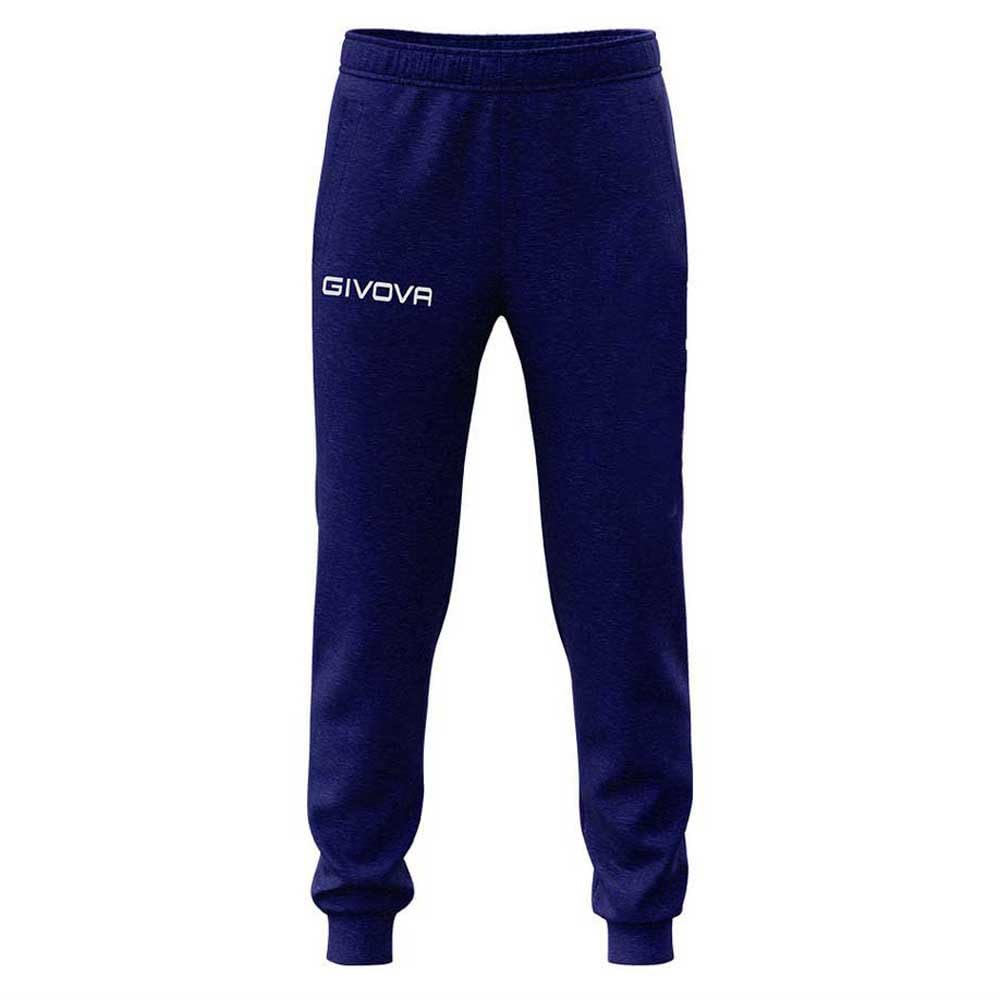 Givova PANTA COTONE KING LOGO SMALL BLU Tg. M