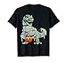 Halloween Pumpkin Dinosaur T Shirt Gift for Kids Boys Girls T-Shirt