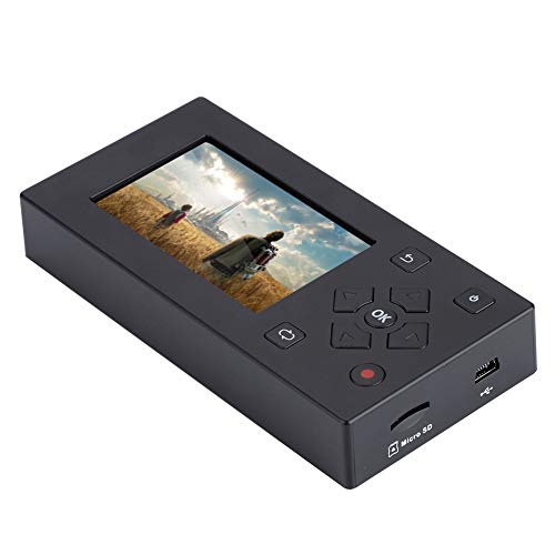 VBESTLIFE 3"TFT Screen AV Recorder Convertitore Audio e Video Video Capture Recording Player per Lettore Nastro/Macchina Fotografica a Nastro/VHS/VCR/Dvd/DVR / Hi8 / Console di Gioco