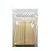 COOLOOdirect 10 Pieces Natural Pine Wood Rectangle Board Panel for Arts Craft - 10cm x 4cm x 0.6cm (3.93x1.57x0.24inch)