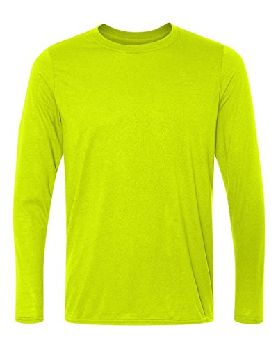 Warning Do Not Follow Me 2400 Long Sleeve Shirt Safety Green XX-Large