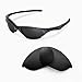 Walleva Black Polarized Replacement Lenses for Oakley Half Jacket Sunglasses