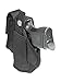 New Barsony Gun Belt Loop Holster w/ Magazine Pouch for Compact Sub-Compact 9mm .40 .45 Pistols
