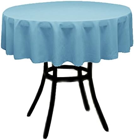 Tablecloth for 64" round table by Florida Tablecloth Factory (Turquoise)