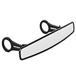DEDC 15inch Wide UTV Rear View Mirror 1.75inch to 1.66inch Roll Bar Kit for Ploaris Teryx ATV