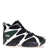 Reebok Kamikaze I Mid Junior Basketball Shoes - White/Black/Green (Boys)