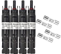 Solar 4 Pack - 25A Solar PV In-Line Fuse Holder