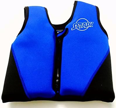 2016 Rayma Kids Life Jacket Neoprene Wakeboard Swim Flotation Life Vest Deep Blue Size Small For 1-3 Years Old