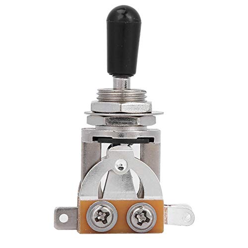 Guitar Toggle Switch, 3 Way Pickup Selector for Electric Guitar Replacement Part Black
