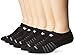New Balance Men's 6 Pack Core No Show Socks, Black, Large