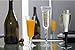 Party Essentials Disposable Two-Piece Plastic Toasting Glasses for Mimosa, Wine, Champagne, Soda, Sparkling Drinks, 20-Count, Clear