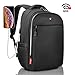 all4way Business Laptop Backpack Swiss Design USB Quick Charge for Men Women Raincover (15, Black)