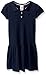 Gymboree Girls' Little School Uniform Polo Dress, Dark Marine, 8