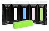 iContact IC-PB218 2600mAh Portable Backup Battery Charger USB Power Bank for Smart Phones and other Digital Devices - Retail Packaging - Green